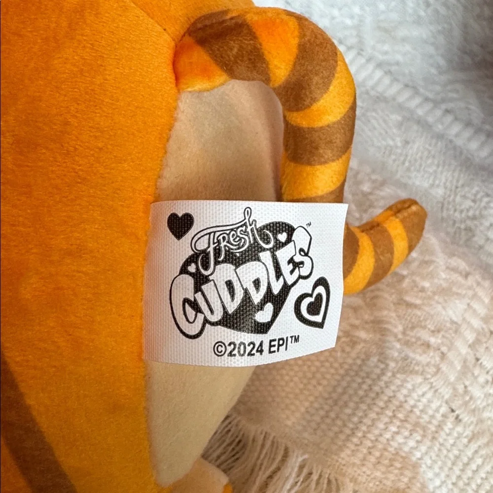 Cuddles The plush orange kitty Ball and Adorable Plush Purple Angel Girl Ball